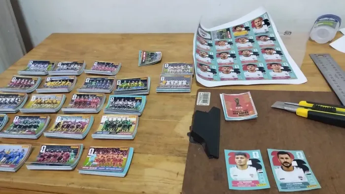 Impressão figurinhas da copa 2026