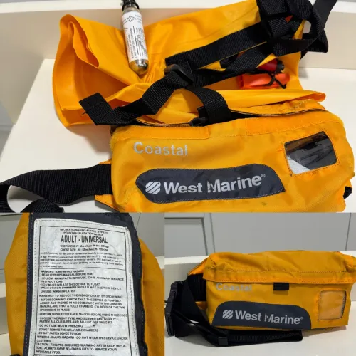 COLETE SALVA-VIDAS WEST MARINE INFLÁVEL ADULTO