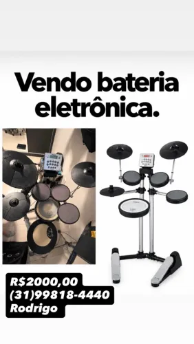 Vendo bateria eletrônica