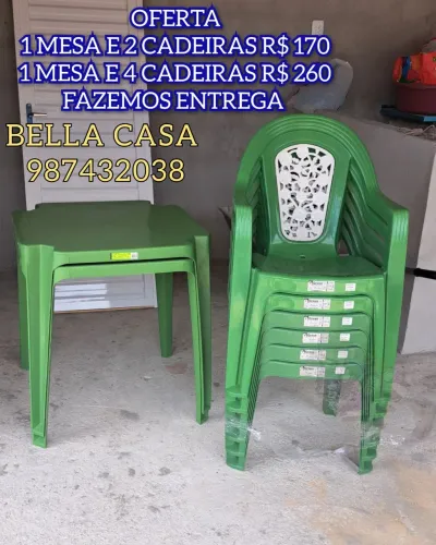 CADEIRA DE PLASTICO COM NC BRAÇO