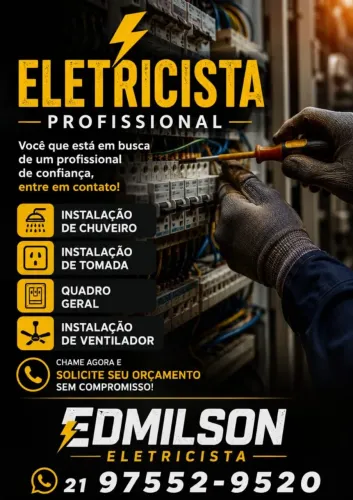 Ofereço meus serviços de eletricista