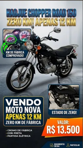 Vendo Moto Haojue Chopper