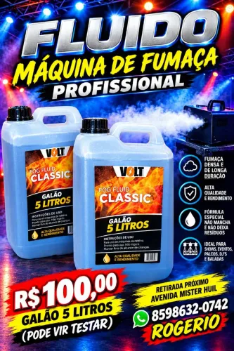 FLUIDO MAQUINA DE FUMAÇA PROFISSIONAL