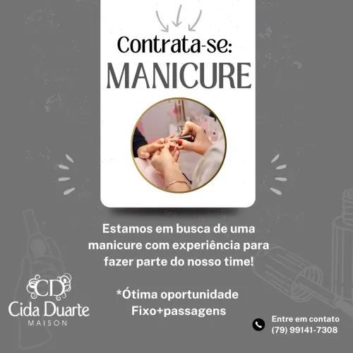 Precisa-se manicure