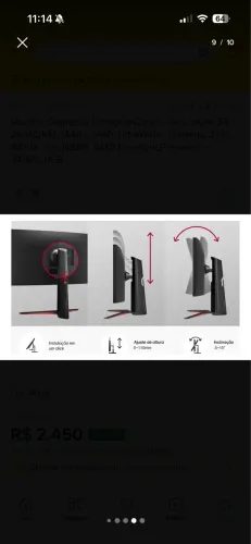 Monitor GamerLG Ultragearcurvo