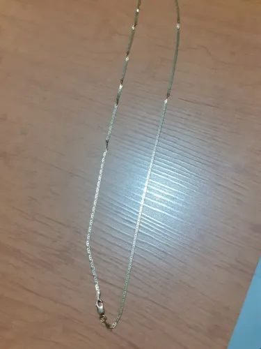 Corrente piastrini ouro 18k