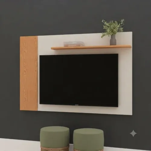 Painel Flórida Cinamomo/Off White