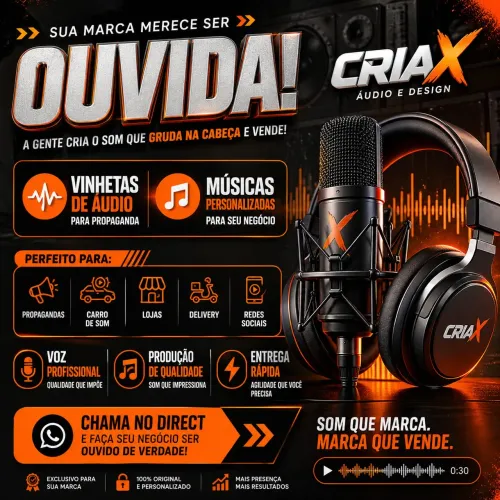 Gravamos sua Vinheta para carro de som