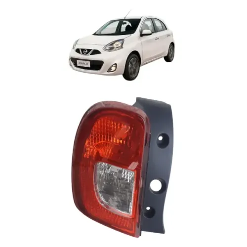lanterna traseira esquerda new march 2015 a 2020 usada original