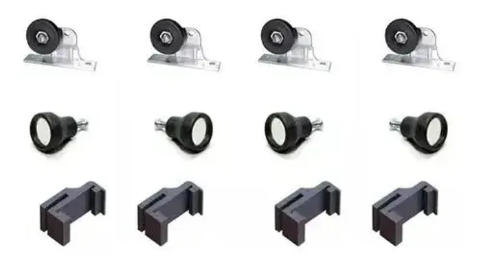 Kit Peças p/ Manutenção/Reparo de Box de Acrílico de Canto