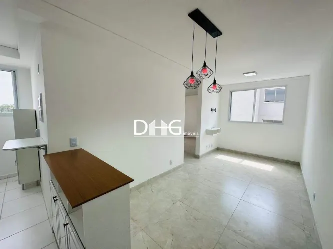 Apartamento para alugar no condomínio HM Smart, Paulínia - 43 m², 2 quartos, por R$1.600,0