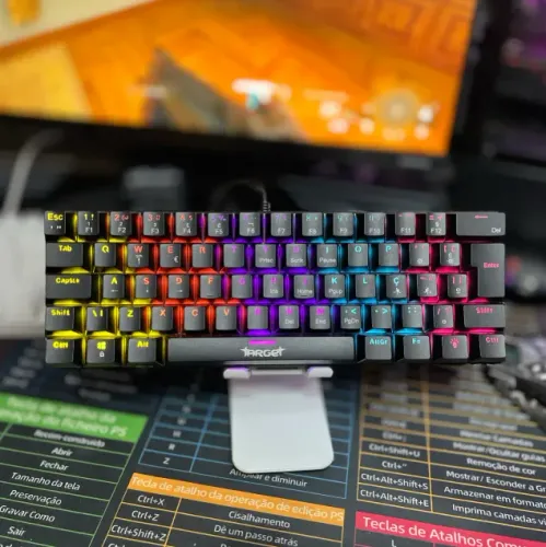 Teclado Mecânico Gamer - Switch Marrom