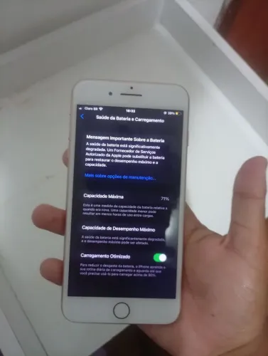 iPhone 8 plus Gold impecável 256gb/nunca aberto