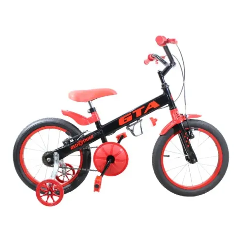 Bicicleta Aro 16 GTA Red Tiger Preto / Vermelho Infantil 12104