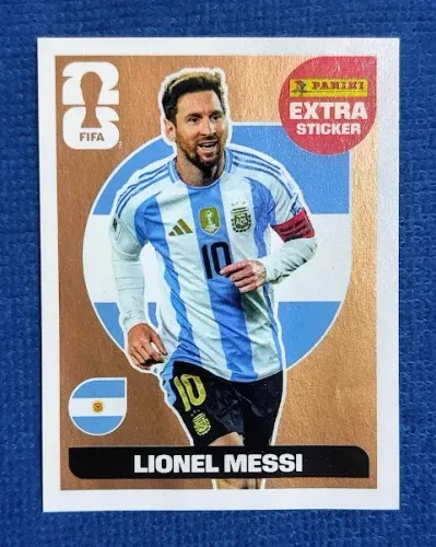 Extra Sticker Legend Lionel Messi BRONZE figurinha Copa do Mundo FIFA 2026