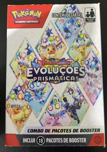 Pokemon Combo de Booster Evoluções Prismáticas
