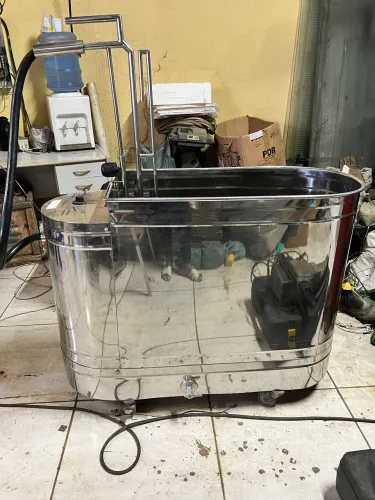 Tanque para fisioterapia turbilhão em aço inox