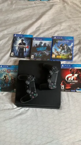PS4 SLIM 1 TERA COMPLETO