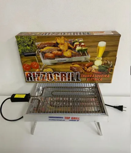 Churrasqueira elétrica top grill na promoção 