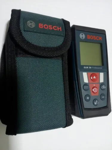 Trena Digital Laser Bosch 50 metros com capa Usada 2 vezes apenas Super Nova 