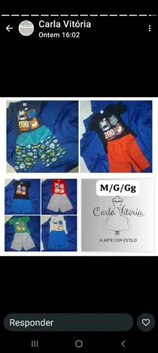 Roupas infantis menino