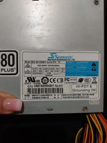 Fonte Seasonic (Mini-ITX) 350W