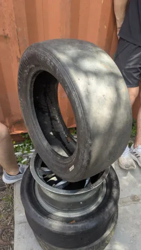 Par de pneus Pirelli Pzero Slick fórmula Ford 175/50 VR 13 - Pneu de corrida