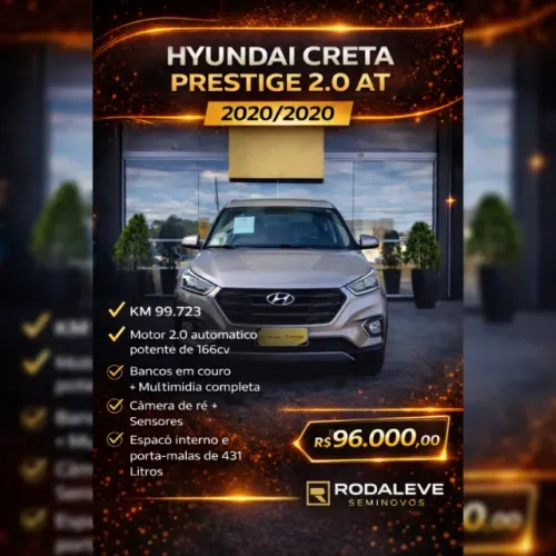 Hyundai Creta Prestige 2.0 16V Flex Aut. 2020