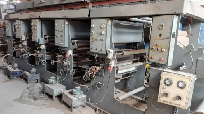 Máquina Laminadora Rotogravura 4 Cores 