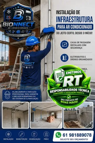 Instalação de Infra de Ar Condicionado 