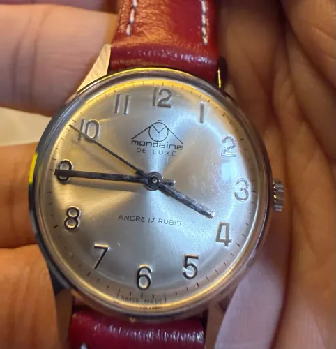 Mondaine De Luxe Swiss Made 17 Rubis Vintage | para Colecionador exigente
