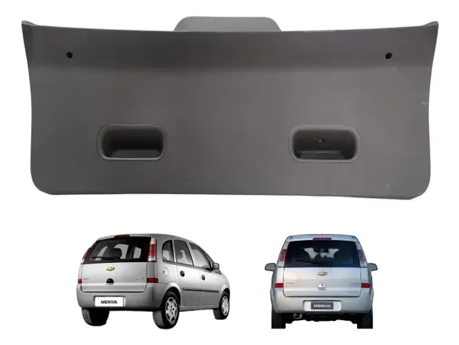 Moldura Interna Tampa Traseira Gm Meriva 2003 2006 A 2012 Cinza