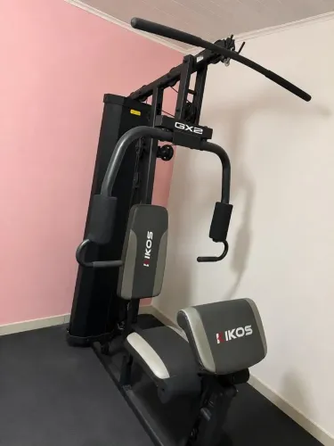 Estação de Musculação Kikos GX2 Multiestação Banco de Supino com Extensor de Pernas