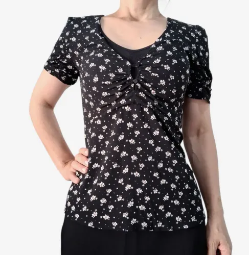 Camisa estampa floral Mango