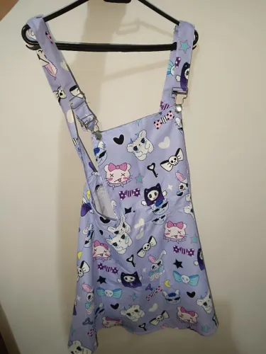 Jardineira roxo ROMWE kawaii