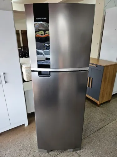 Geladeira Brastemp Frost Free inox 