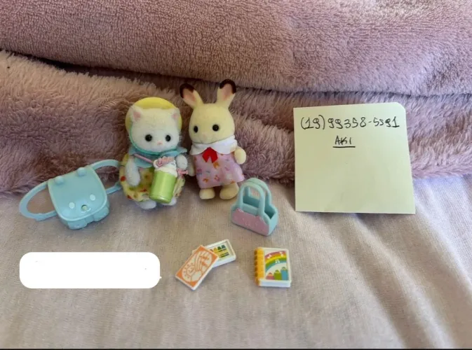 Sylvanian Families Gatinho e coelho escolar Completo
