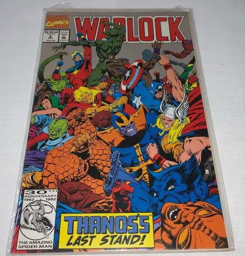 Hq Warlock #6 Oct 1992 Marvel Comics estado Near Mint rara importada 
