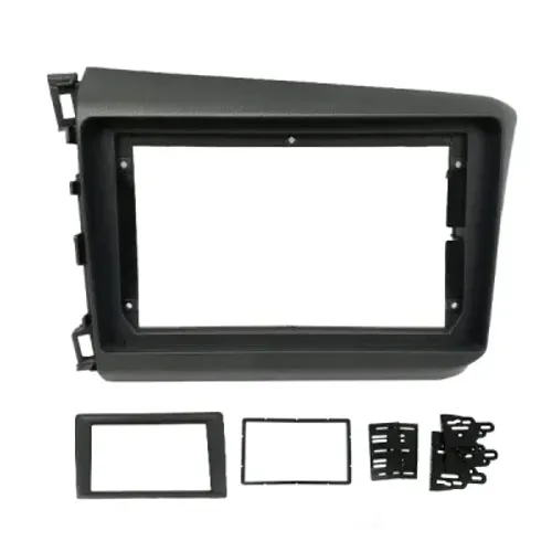 MOLDURA 9" COM ADAPTADOR PARA 6.8" E 7" HONDA CIVIC 2012/2016