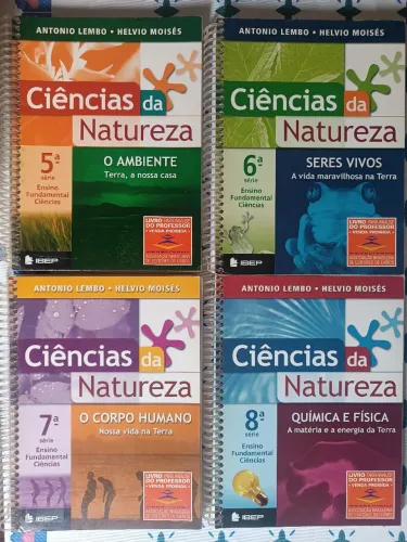 Livros coleção ciências 5a, 6a, 7a, 8a séries. Livros do professor. Livros novos.