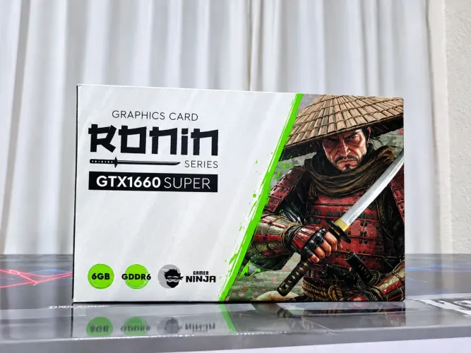 Placa de Vídeo Gamer Ronin GTX 1660 Super Ronin 6GB GDDR6.