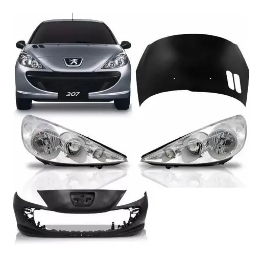 Kit Frente Peugeot 207 2008 2009 2010 2011 2012 2013 2014 Novo