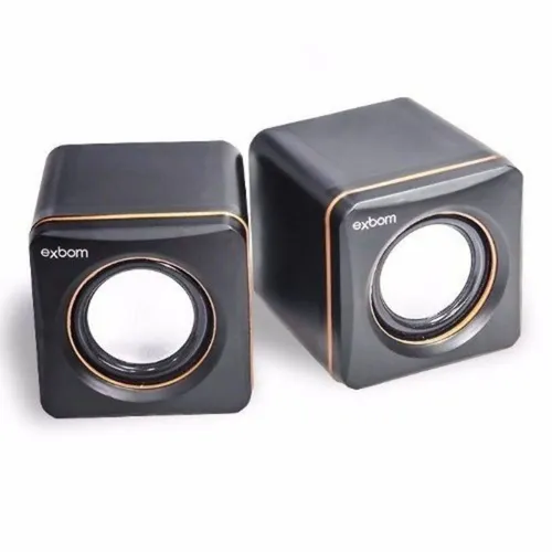 Mini Caixa De Som Para Pc E Notebook 3w Rms