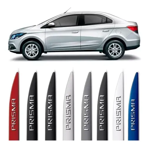 Friso Lateral Chevrolet Prisma - Azul / Branco / Cinza / Prata / Preto / Vermelho