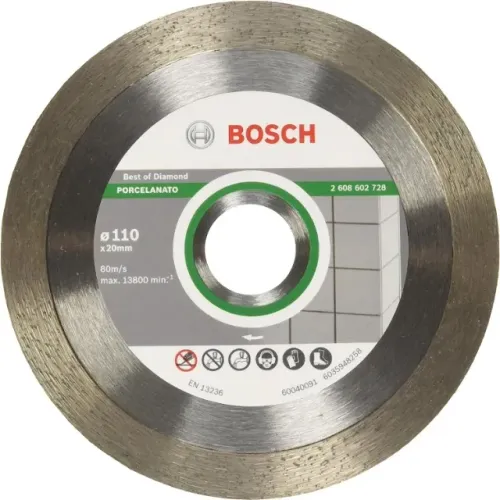 Bosch Disco Diamantado Liso Best For Porcelanato 110 X 20 X 1 6 X 10 Mm