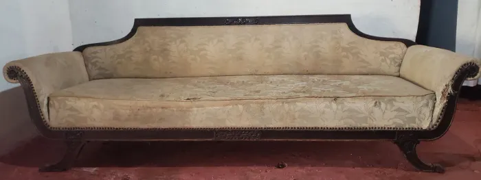 RECAMIER MADEIRA JARACANDA MÓVEL ANTIGO.