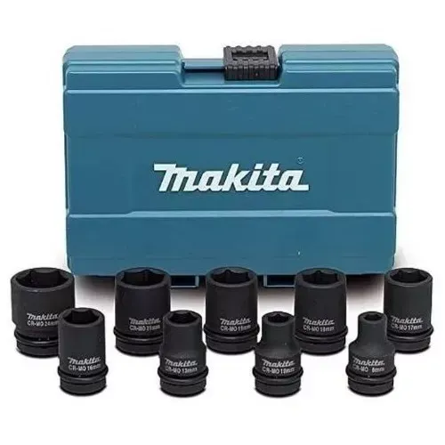 Conjunto De Soquete De Impacto 9 Peças - D-42575-Makita