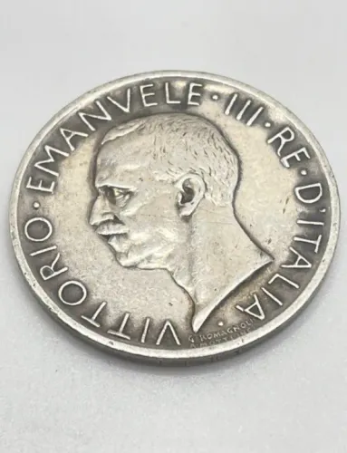 5 Lire de prata Italia - Victor-Emmanuel III