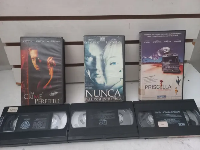 3 Fitas vhs antigas