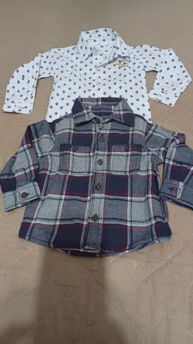 2 camisas bebe tm 1 ano